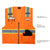 muti-pocket hi vis work safety vest