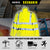 RT1002 High Visibility Safety Raincoat Reflective With Pockets And Zipper Long Jacket