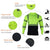 bird's eye knit hi vis safety shirt