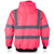Pink Waterproof High Visibility Safety Jacket For Women