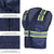 reflective work safety vest with zipper