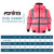 Pink Waterproof High Visibility Safety Jacket For Women