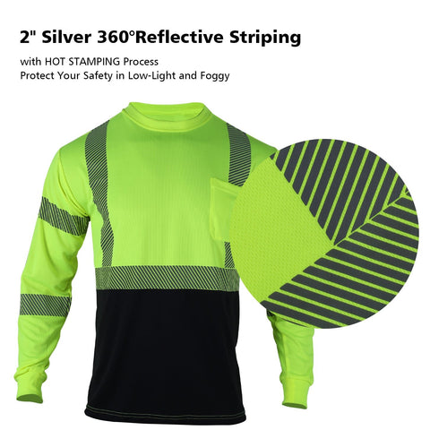 hi vis shirt with reflective strips